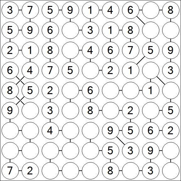 Chain Sudoku - Fácil