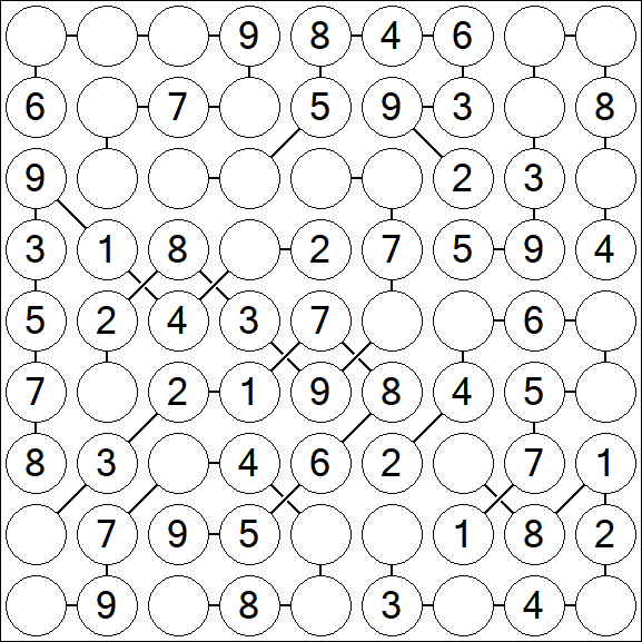 Chain Sudoku - Fácil