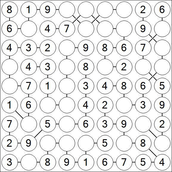 Chain Sudoku - Fácil