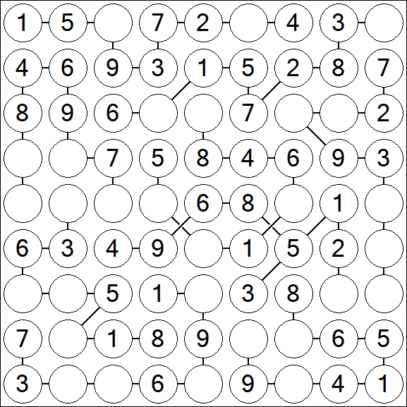 Chain Sudoku - Fácil