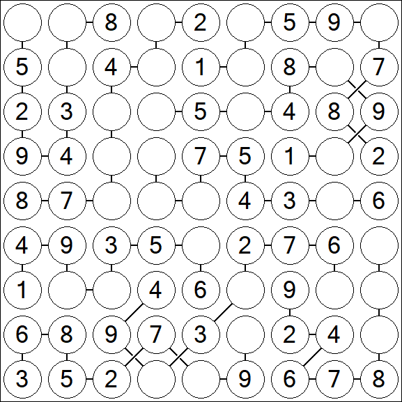 Chain Sudoku - Fácil