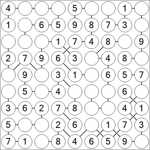 Chain Sudoku - Fácil