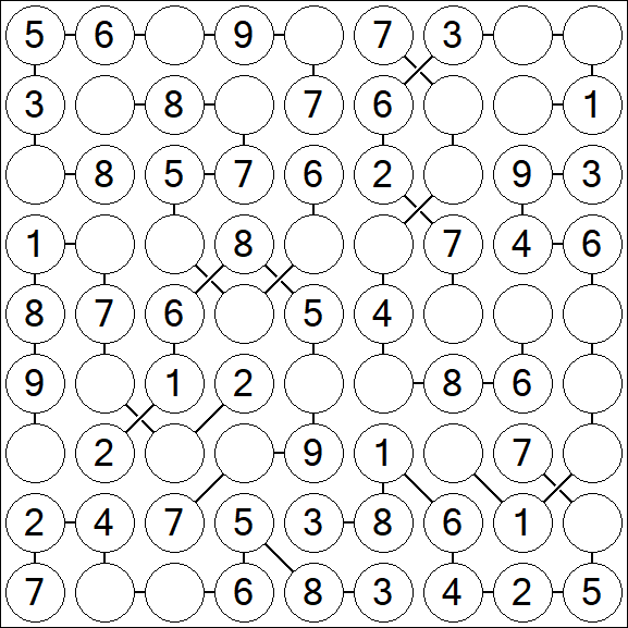 Chain Sudoku - Fácil