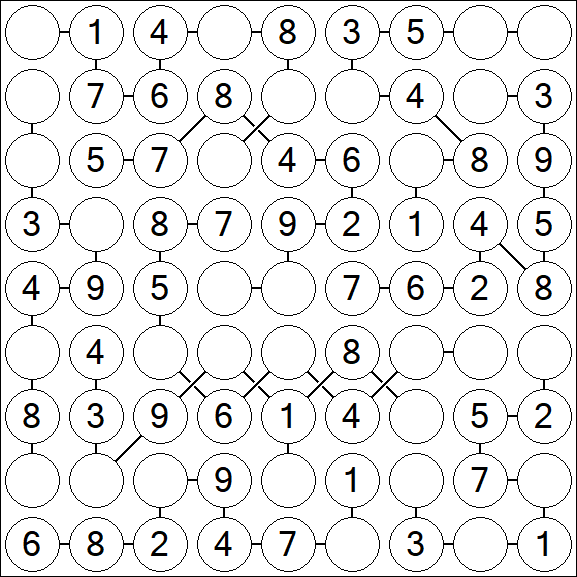 Chain Sudoku - Fácil
