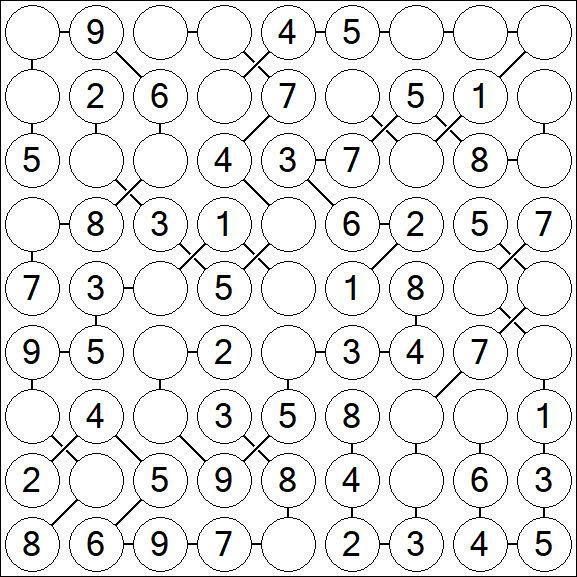 Chain Sudoku - Fácil