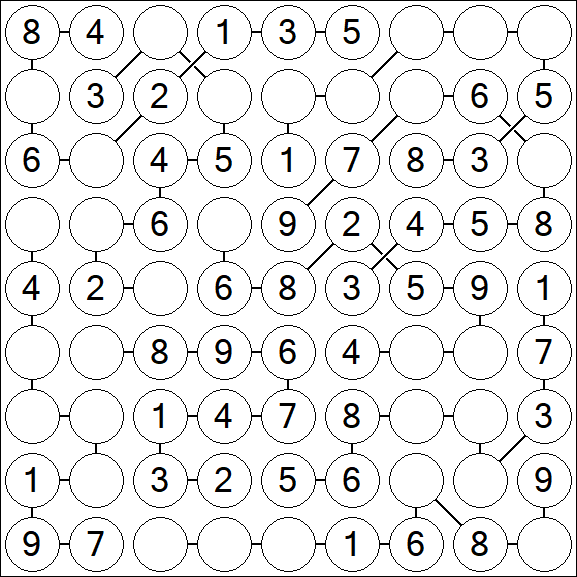 Chain Sudoku - Fácil