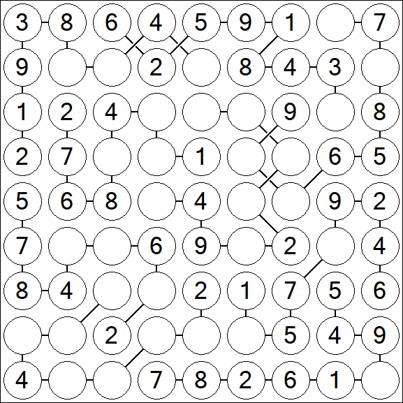 Chain Sudoku - Fácil