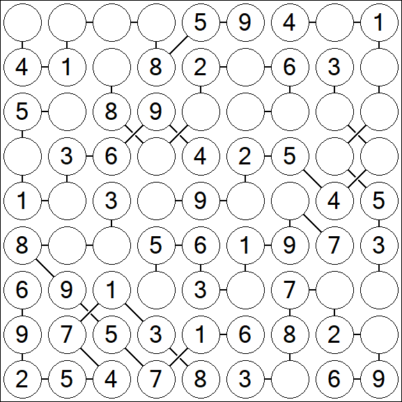 Chain Sudoku - Fácil