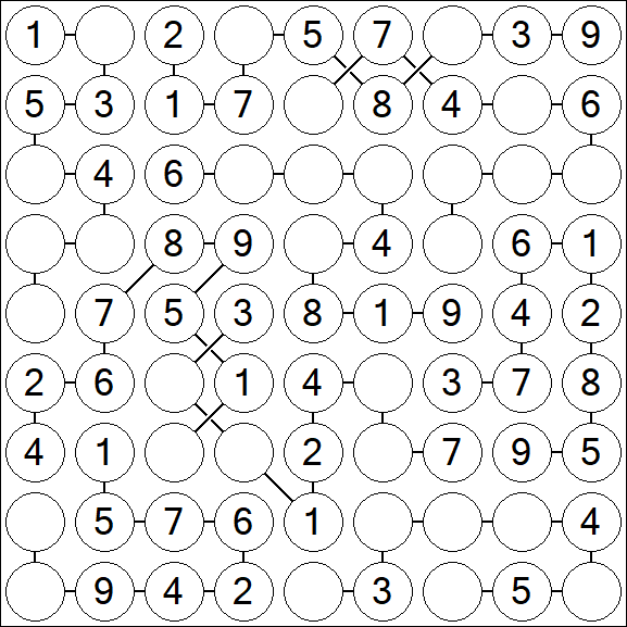 Chain Sudoku - Fácil