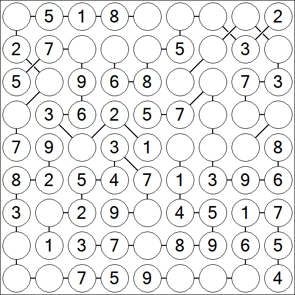 Chain Sudoku - Fácil