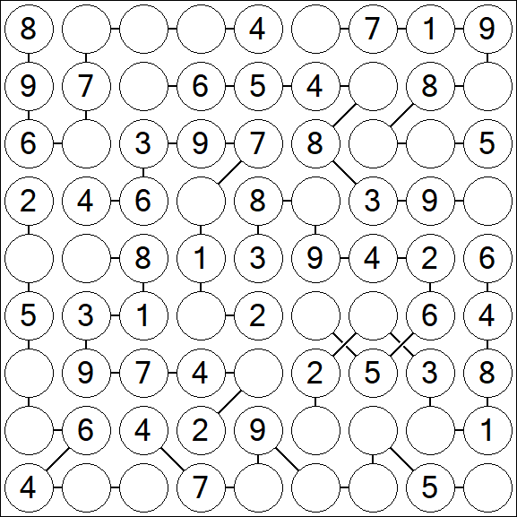 Chain Sudoku - Einfach