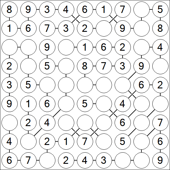 Chain Sudoku - Einfach