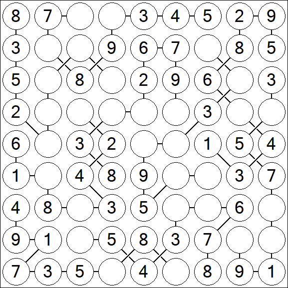 Chain Sudoku - Fácil