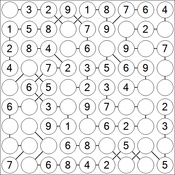 Chain Sudoku - Fácil