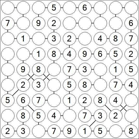 Chain Sudoku - Fácil