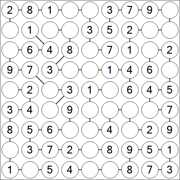 Chain Sudoku - Fácil