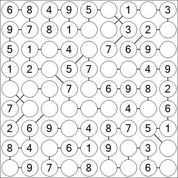 Chain Sudoku - Fácil