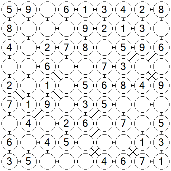 Chain Sudoku - Fácil