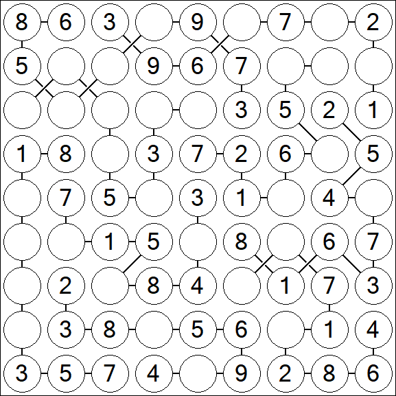 Chain Sudoku - Fácil