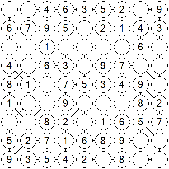 Chain Sudoku - Fácil