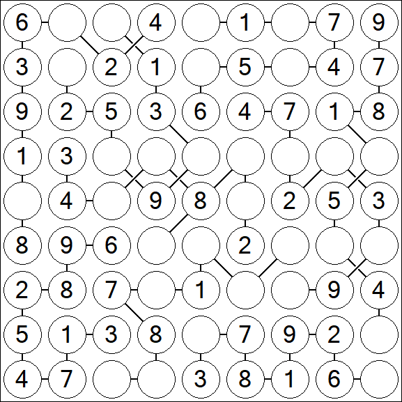 Chain Sudoku - Fácil