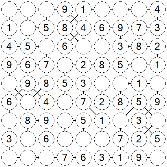 Chain Sudoku - Einfach