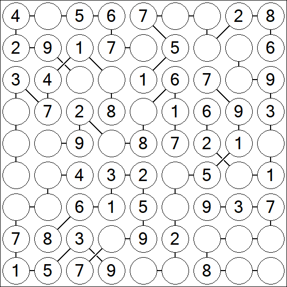 Chain Sudoku - Fácil