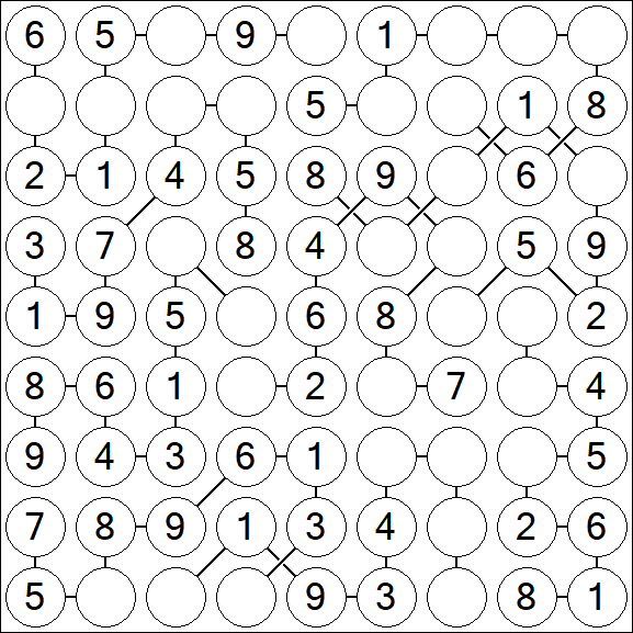 Chain Sudoku - Fácil