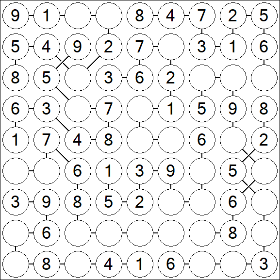 Chain Sudoku - Fácil