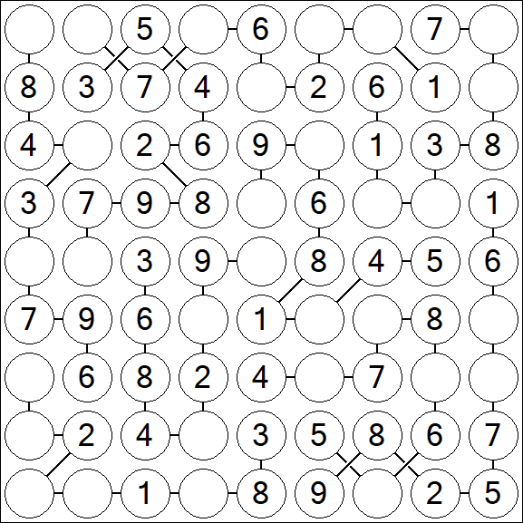 Chain Sudoku - Fácil