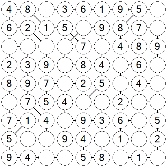 Chain Sudoku - Fácil