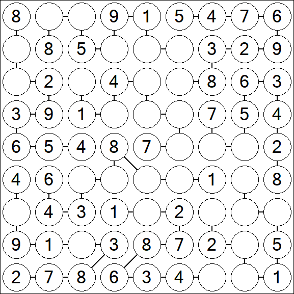 Chain Sudoku - Fácil