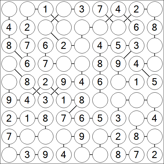 Chain Sudoku - Fácil