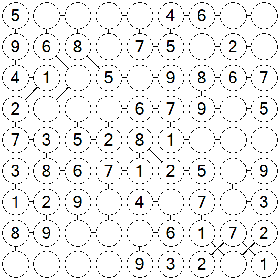 Chain Sudoku - Einfach