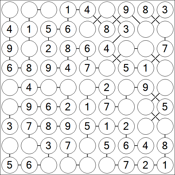 Chain Sudoku - Fácil