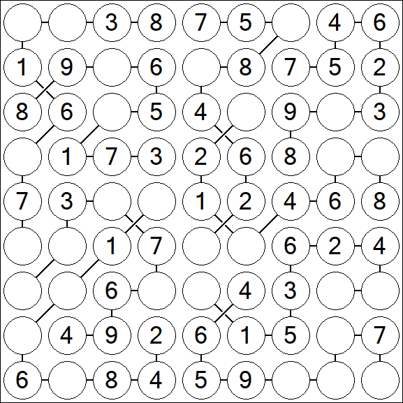Chain Sudoku - Fácil