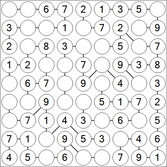 Chain Sudoku - Fácil