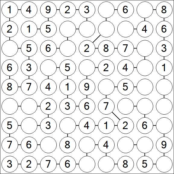 Chain Sudoku - Fácil