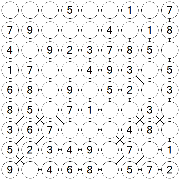Chain Sudoku - Fácil