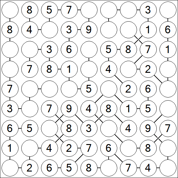 Chain Sudoku - Fácil