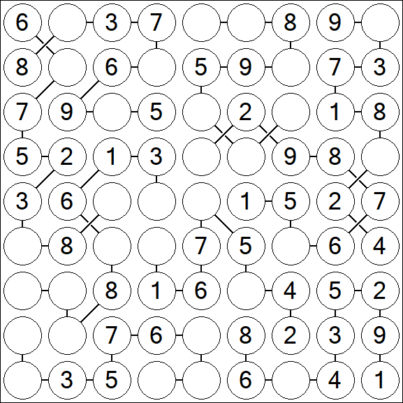 Chain Sudoku - Fácil