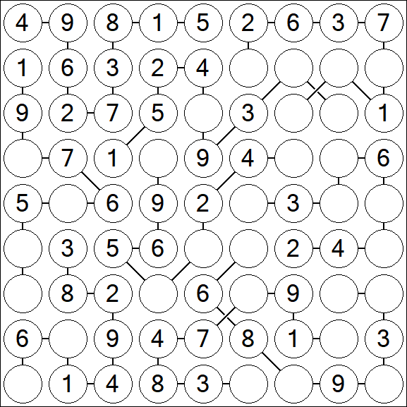 Chain Sudoku - Fácil