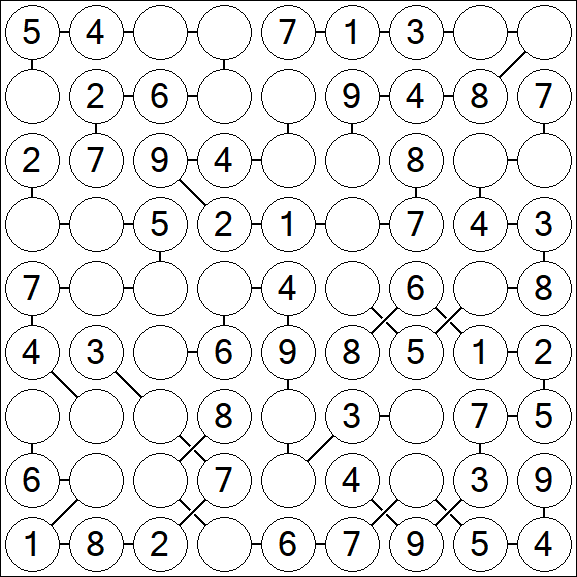 Chain Sudoku - Fácil