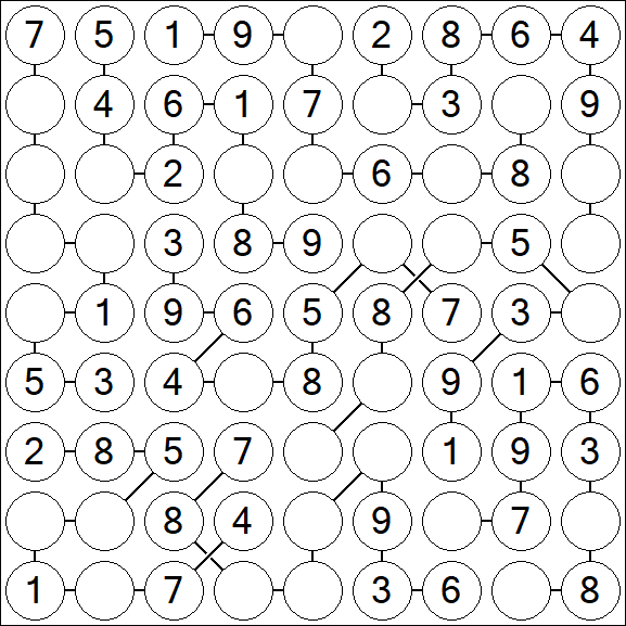 Chain Sudoku - Fácil
