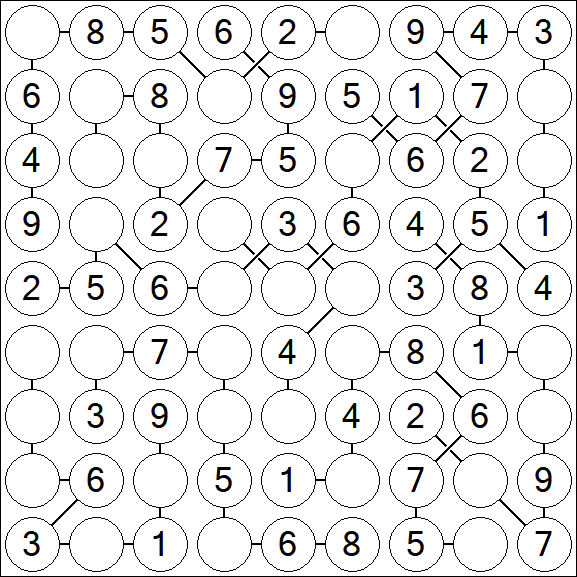 Chain Sudoku - Fácil