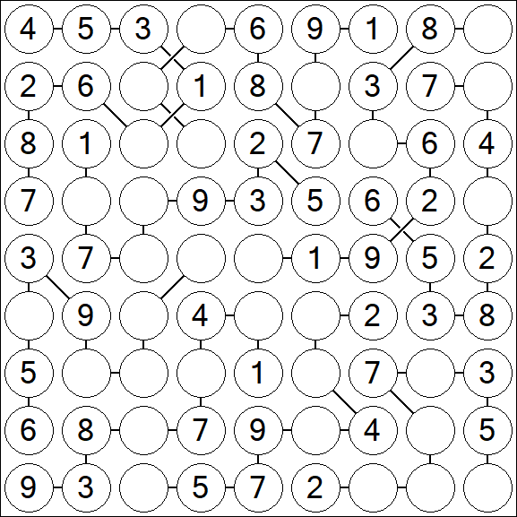 Chain Sudoku - Fácil