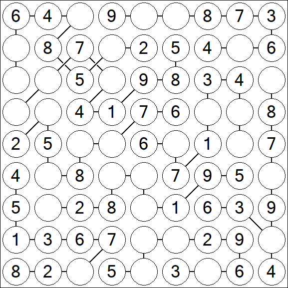 Chain Sudoku - Fácil