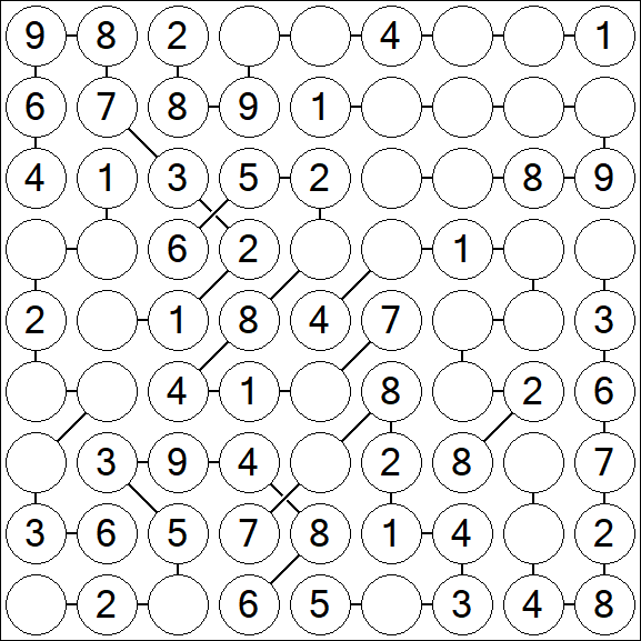Chain Sudoku - Fácil