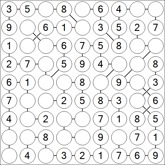 Chain Sudoku - Einfach