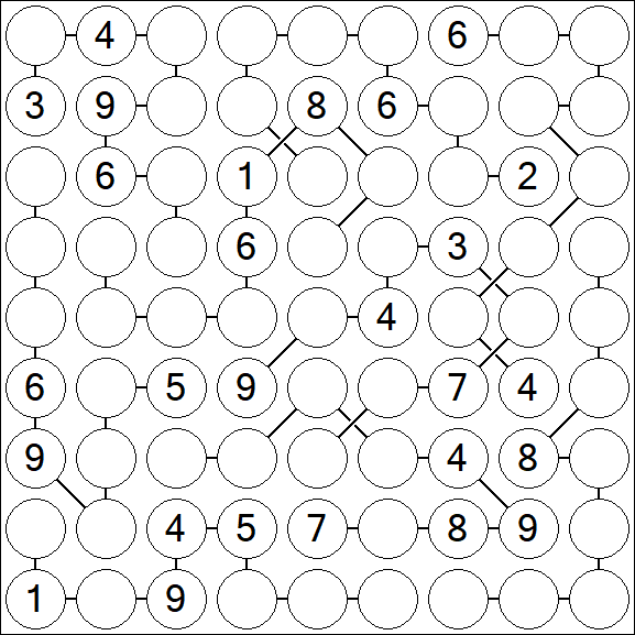 Chain Sudoku - Hard